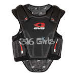 EVS Steet Bike Body Armor Vest Military Spec Black Size Sm-Md - TR-72-4137